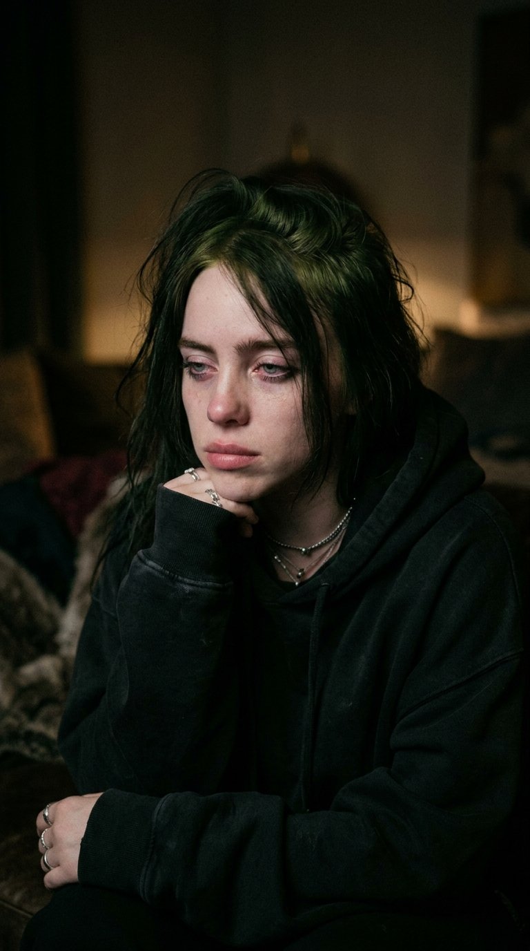 Billie Eilish Pfp Green