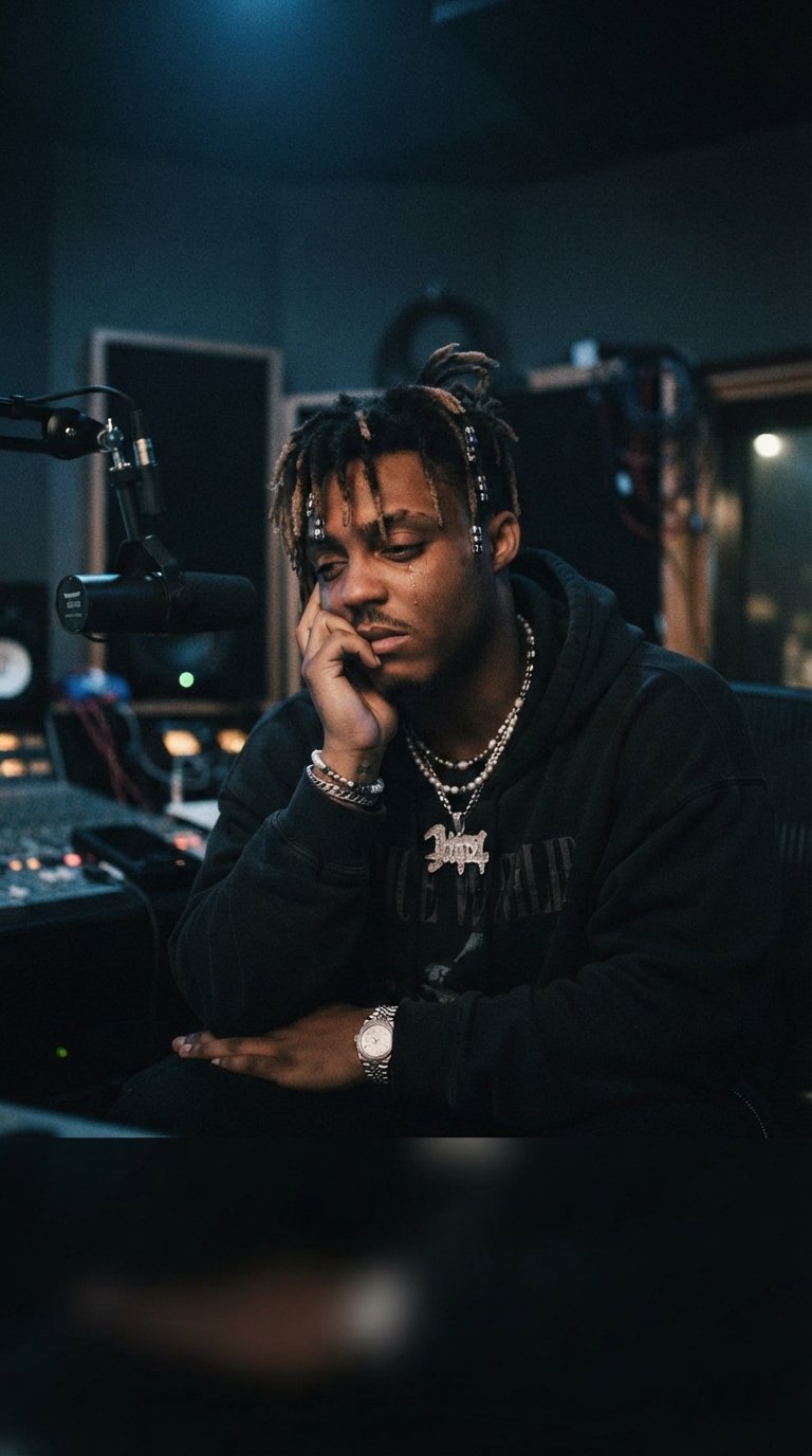 Black And White Juice Wrld Pfp
