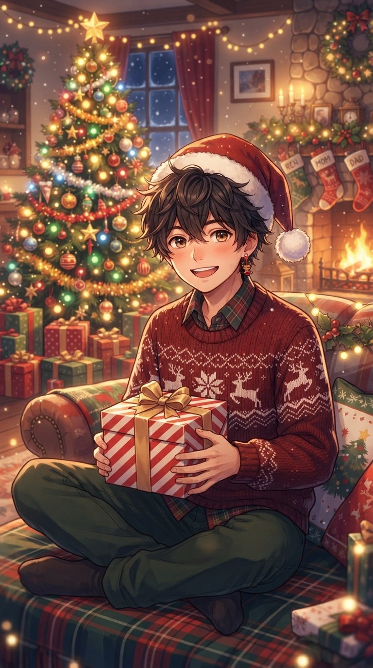 Anime Boy Pfp Christmas