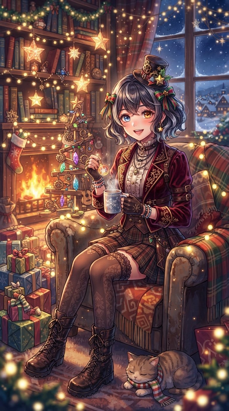 Anime Girl Christmas Pfp