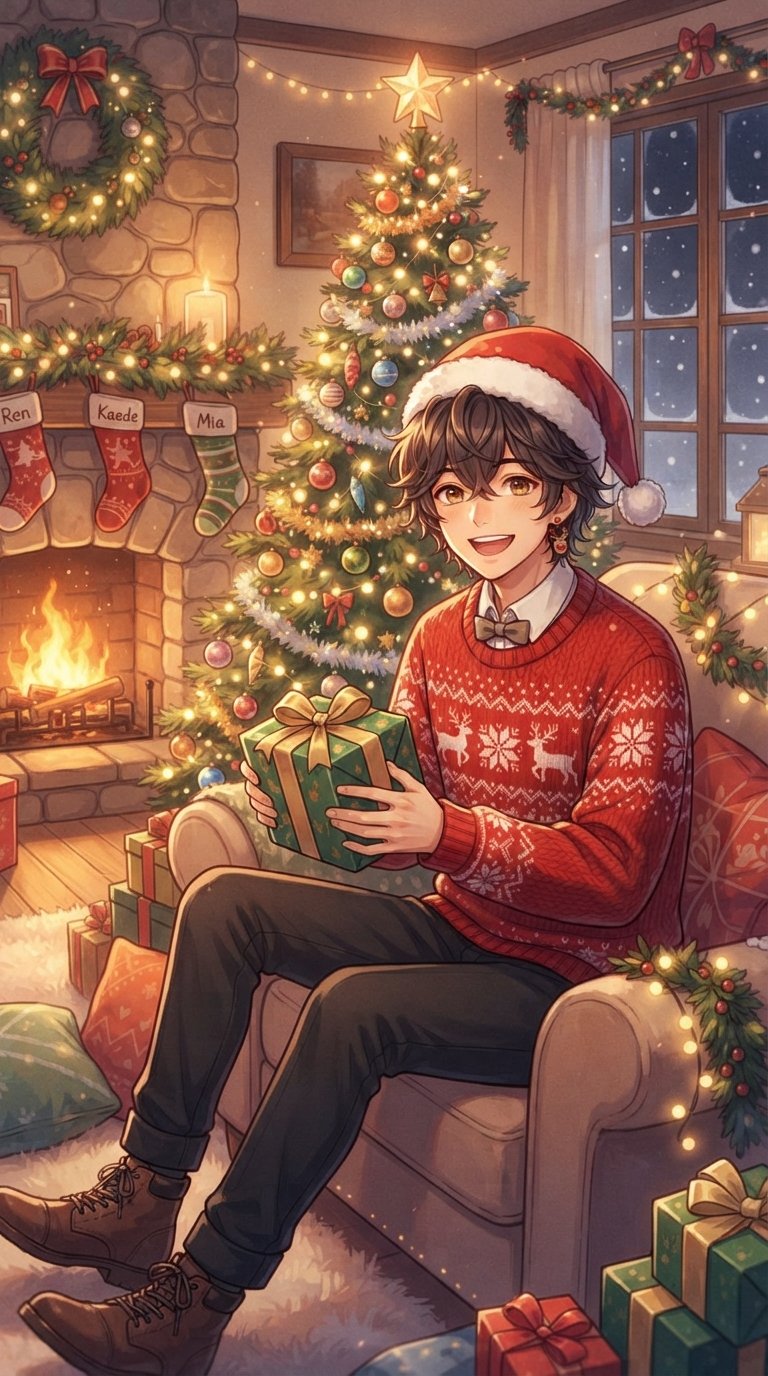 Christmas Anime Boys Pfp
