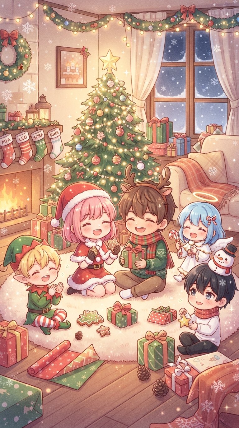 Christmas Anime Chibi Pfp