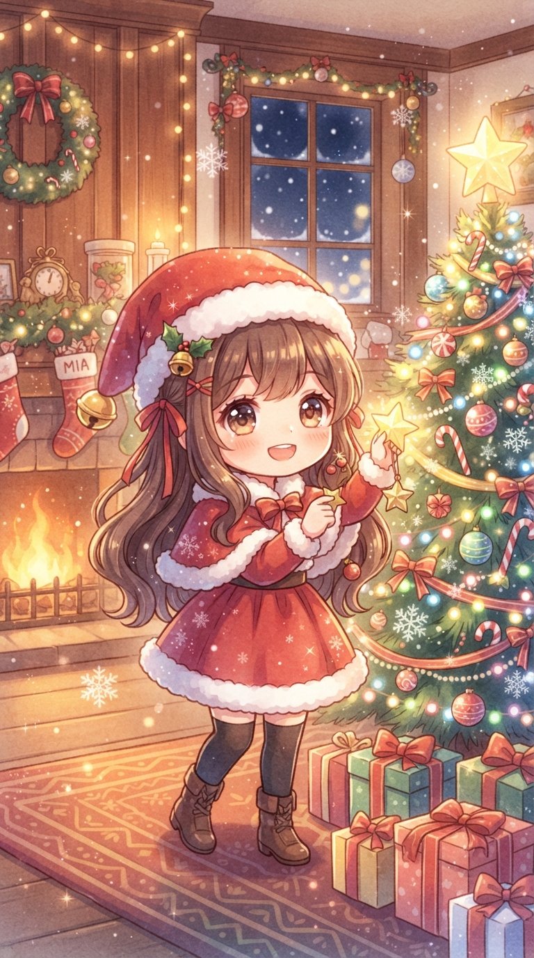 Christmas Anime Chibi