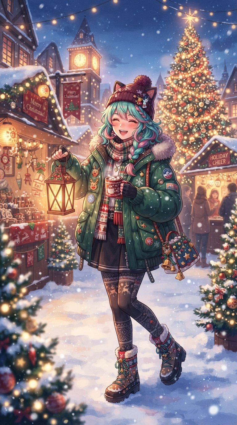 Christmas Anime Girl Pfp