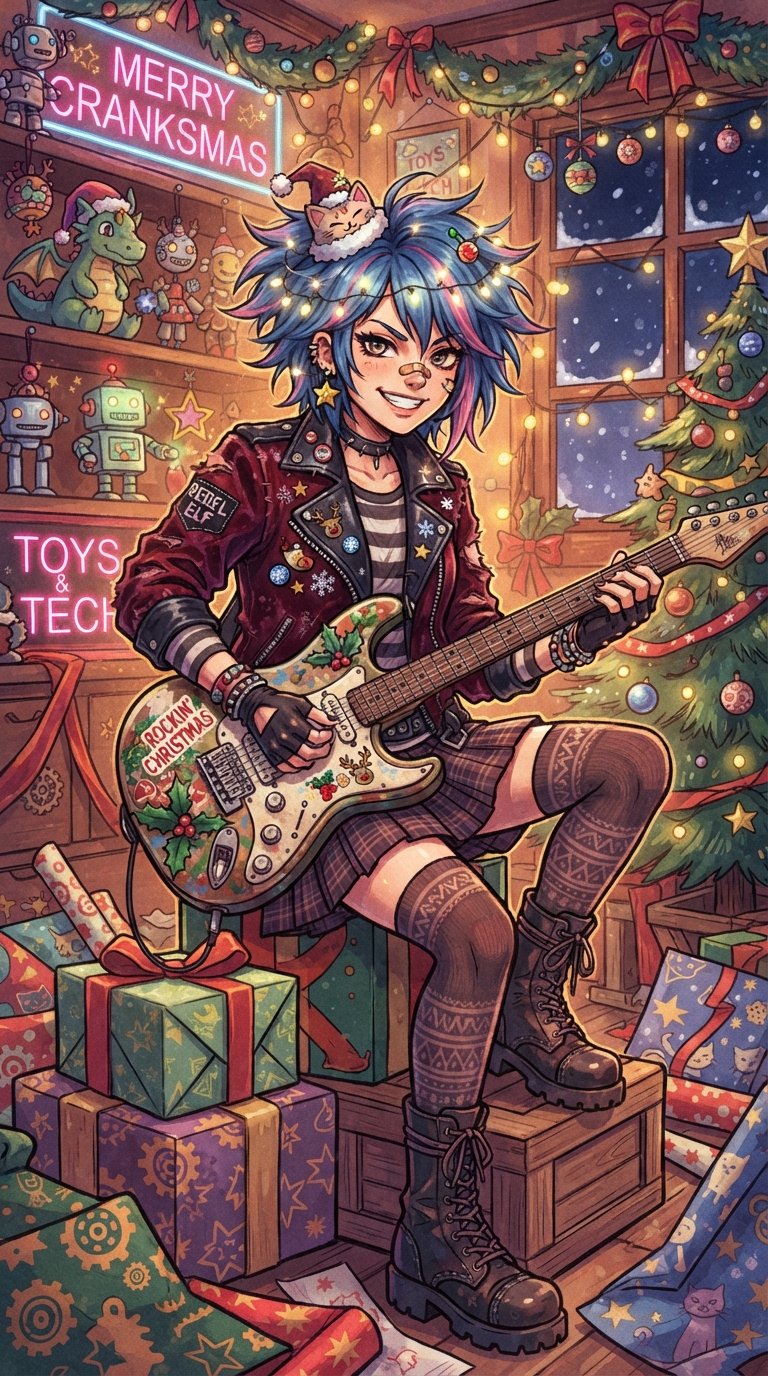 Christmas Anime Girl
