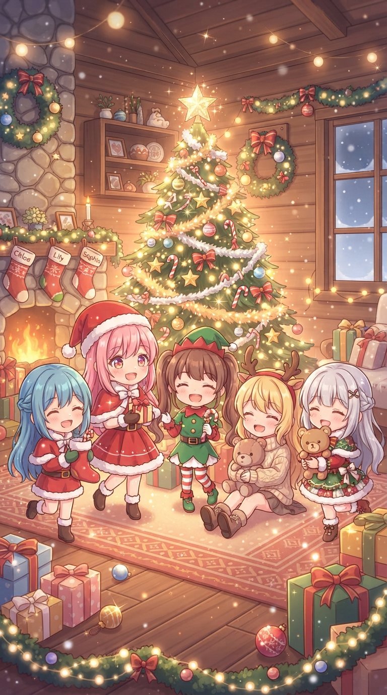 Santa Hat Christmas Anime Pfp